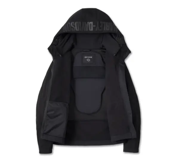 Women's Willie G Deflector 2.0 Hooded Riding Fleece - Black Beauty - Image 4