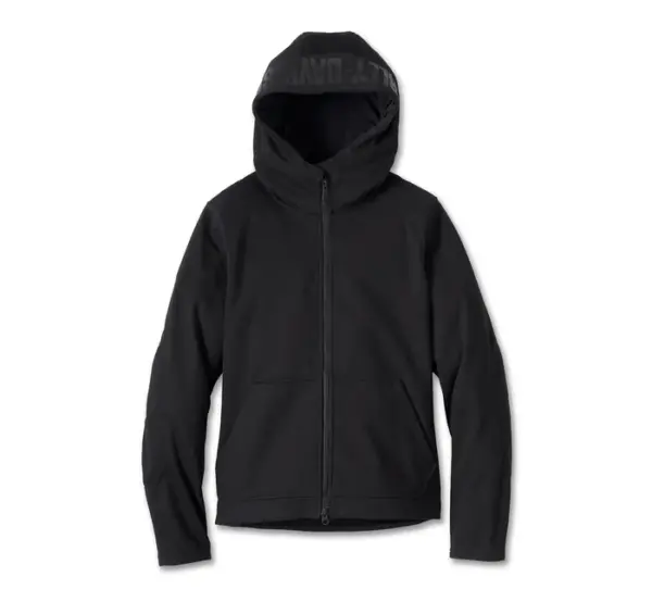 Women's Willie G Deflector 2.0 Hooded Riding Fleece - Black Beauty
