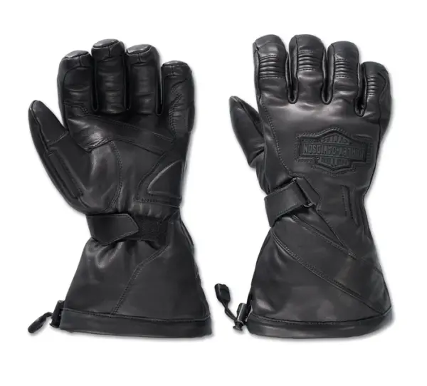 Guanti Gauntlet Circuit II in pelle impermeabile, da uomo