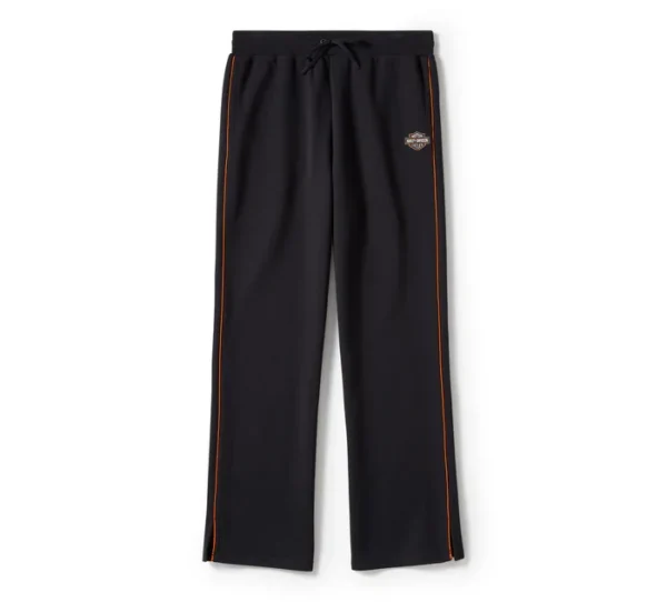 Pantalone a gamba larga Essential in pile - Harley Black.