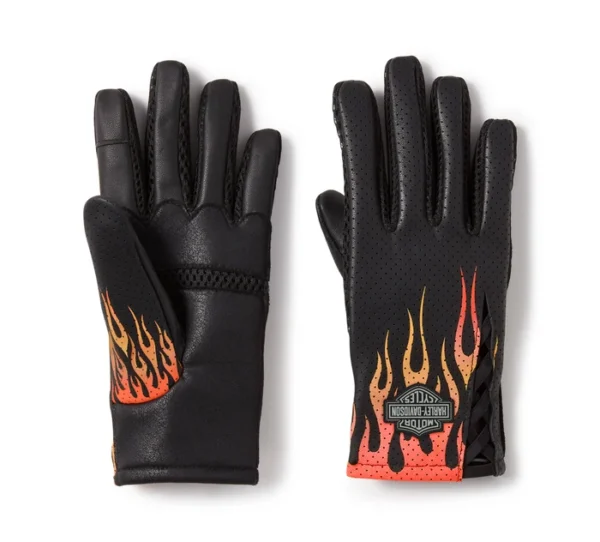 Blaze Guanti in pelle traforata Bar & Shield Blaze