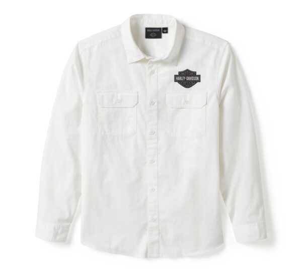 Camicia bianca Bar & Shield