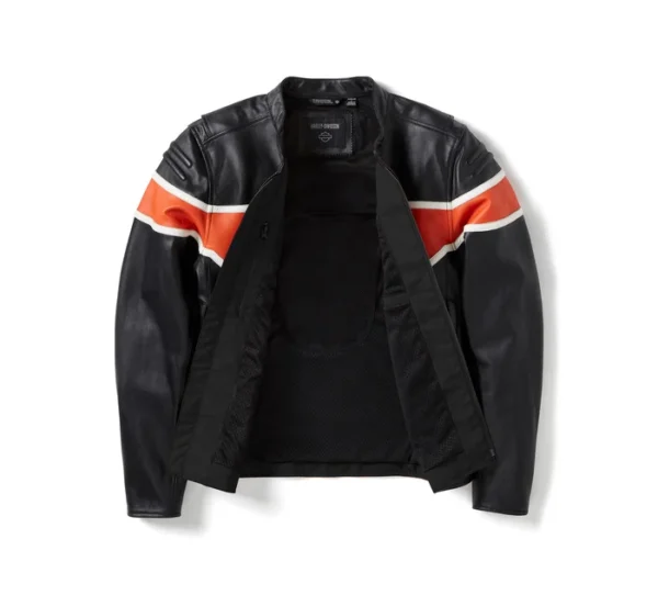 Giacca da moto in pelle Trenton H-D - Image 3