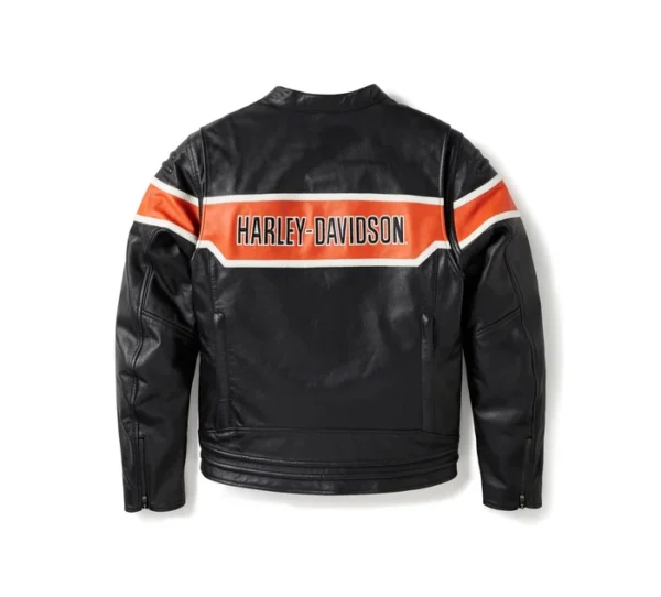 Giacca da moto in pelle Trenton H-D - Image 2