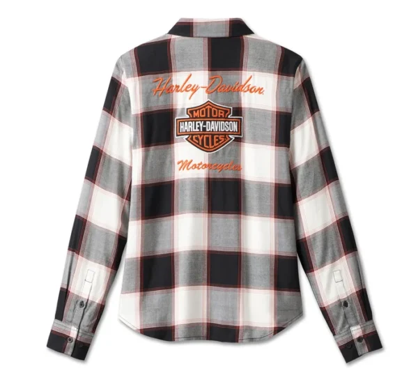 Camicia plaid Classic Logo da donna - Image 2