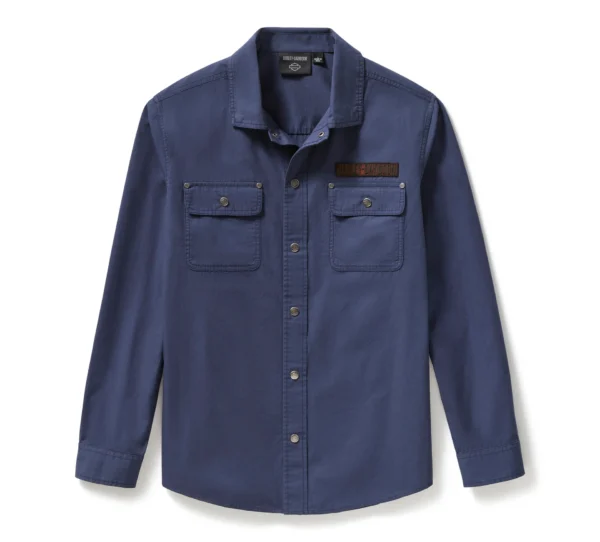 Overshirt in twill Working Man da uomo