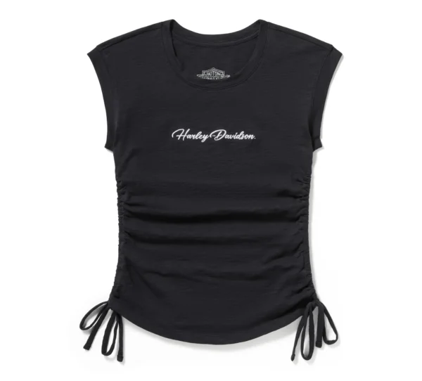 Top Essential Ruched da donna - Harley Black