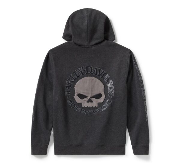 Felpa zippata con cappuccio Harley-Davidson® Willy G Grey - Image 2