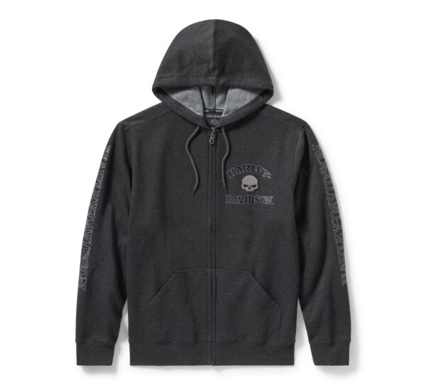 Felpa zippata con cappuccio Harley-Davidson® Willy G Grey