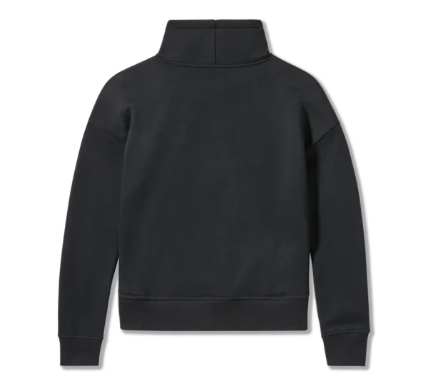 Pullover con collo a imbuto Essential Bar & Shield da donna - Harley Black - Image 2