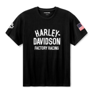Maglietta Fast Johnnie Factory Racing - Harley Black