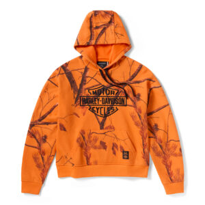 Felpa con cappuccio da donna Harley-Davidson x Realtree - Harley Orange_AP Blaze Print